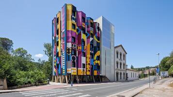 Voorkant van accommodatie