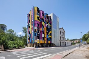 Majoituspaikan julkisivu