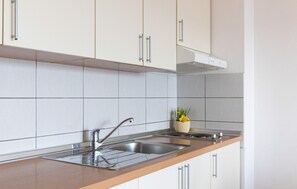Fridge, stovetop, cookware/dishes/utensils - Stunning apartment in Duce with WiFi (Duce)