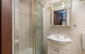 Shower, hair dryer