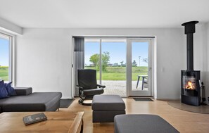 Smart-tv en een open haard