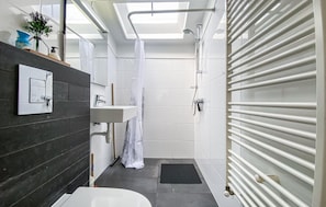 Shower, hair dryer