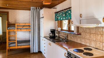 Réfrigérateur, plaque de cuisson, cafetiÚre/bouilloire