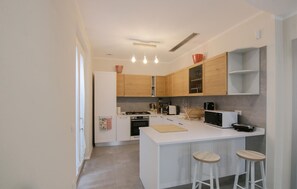 Fridge, stovetop, dishwasher