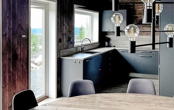 Kjøleskap, oppvaskmaskin og kaffetrakter/tekoker