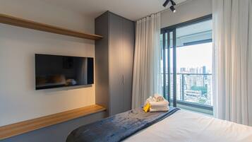 1 多间卧室、办公桌、熨斗/熨衣板、免费 WiFi