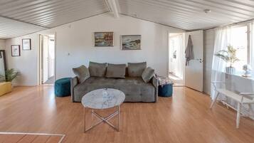 Smart-tv och eldstad