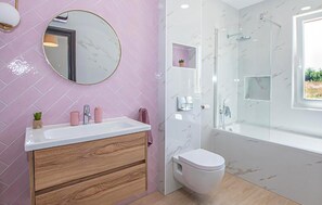 Douche, séchoir à cheveux