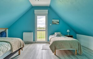 2 chambres, lit parapluie, Wi-Fi gratuit, draps fournis