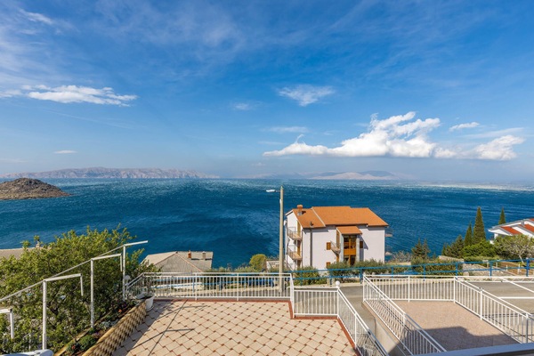 Blick von der Unterkunft