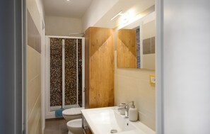 Shower, hair dryer