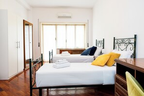 2 habitaciones, wifi gratis y ropa de cama 