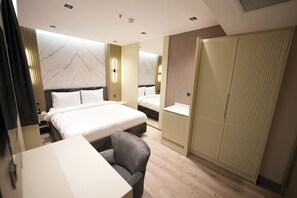 Coffres-forts dans les chambres, chambres insonorisées, draps fournis