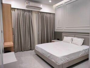 Deluxe enkelrum - utsikt mot staden