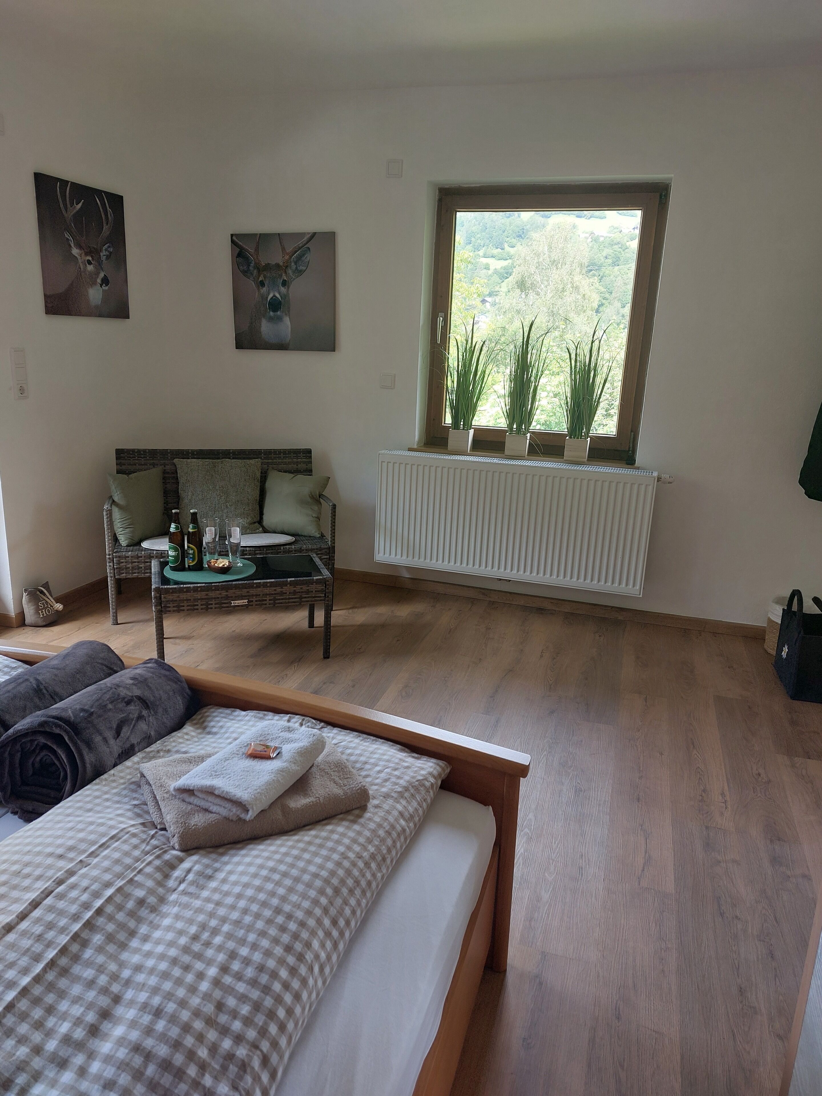 3 chambres, fer et planche à repasser, Wi-Fi, draps fournis