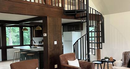 Walk to Road America-Peaceful Getaway w/ Views + Loft + Fire Pit