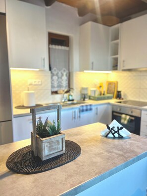 Oven, stovetop, dishwasher