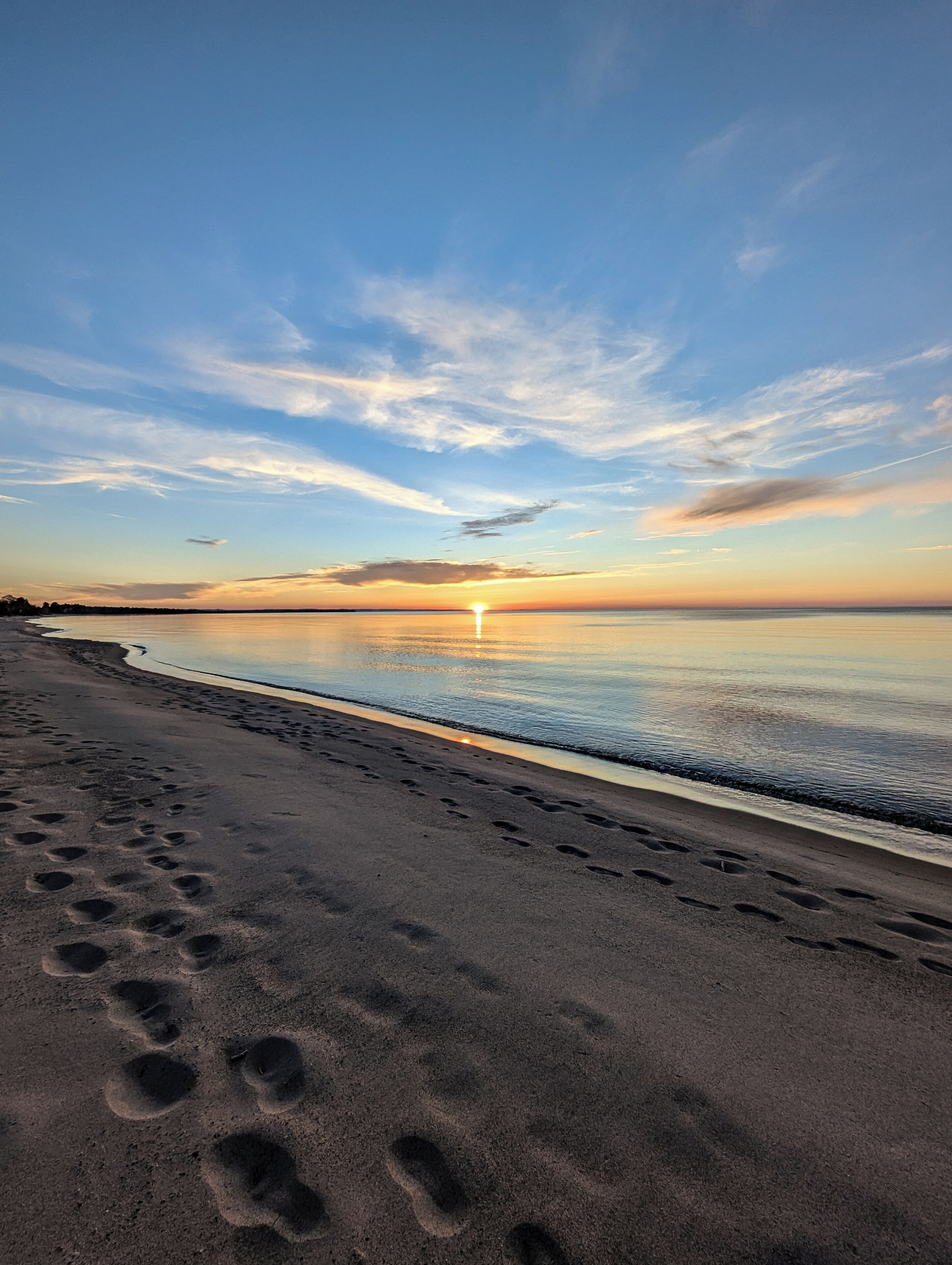 On the beach, sun-loungers, beach towels