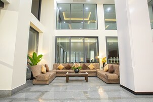 Sala de estar en el lobby
