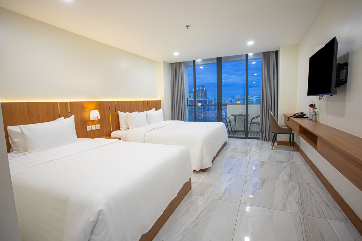 Literie de qualité supérieure, coffres-forts dans les chambres