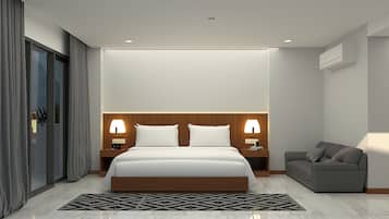 Pengeskab på værelset, arbejdsområde til bærbare computere, gratis Wi-Fi