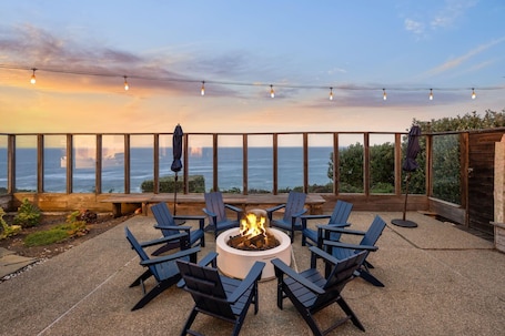 Terrace/patio. Entire Oceanfront Home – Breathtaking 180° Views Near San Francisco