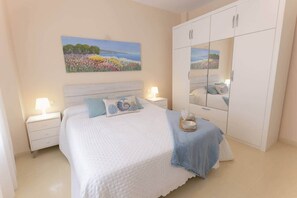 2 habitaciones, tabla de planchar con plancha y wifi gratis 