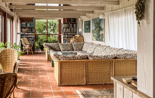 Beautiful home in Knebel with sauna