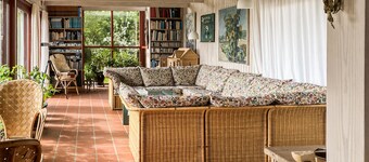 Beautiful home in Knebel with sauna