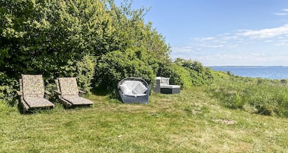 Beautiful home in Knebel with sauna