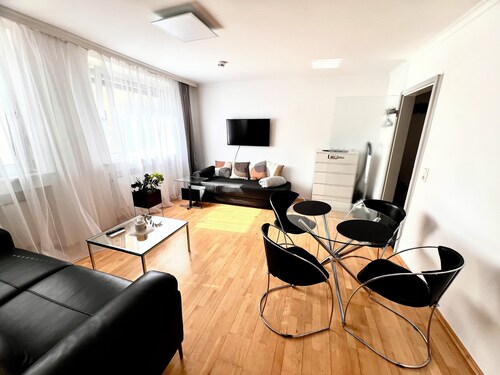 Mainz with cathedral view directly in the center 