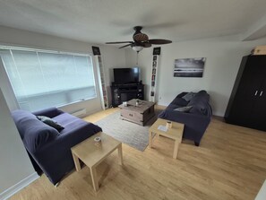 Smart TV, video games, DVD player, table tennis