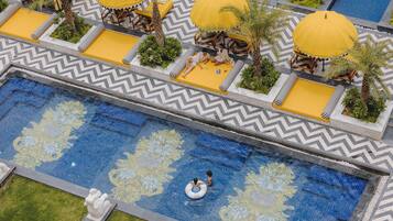 2 AuĂenpools, geöffnet von 06:00 Uhr bis 20:00 Uhr, Cabañas (kostenlos)