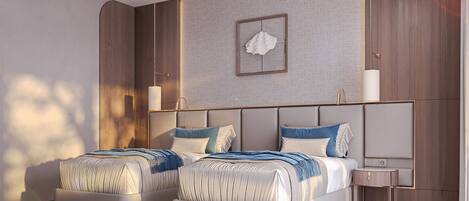 Allergikerbettwaren, Minibar, Zimmersafe, Schreibtisch