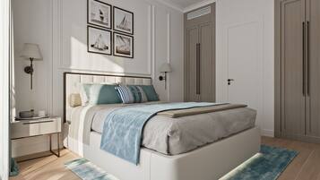 Apartamento Deluxe, 2 habitaciones | Ropa de cama hipoalergénica, minibar, caja fuerte y escritorio