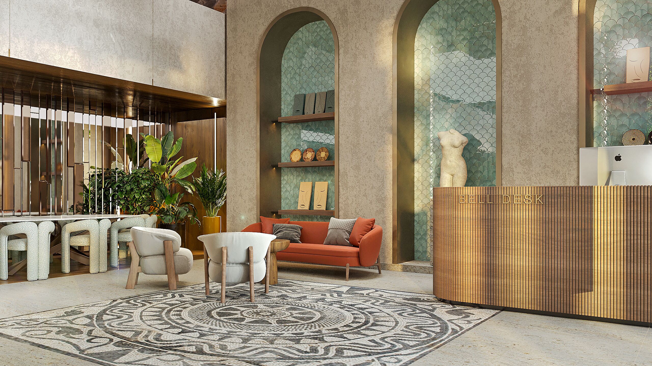 منطقة الاستقبال