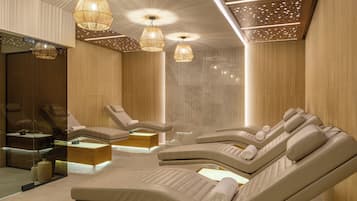 Turkish bath/hammam, body treatments, facials, reflexology, massages