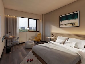 Standardzimmer, 1 Doppelbett, barrierefrei | Außenbereich