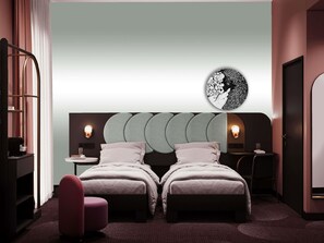 Room, 2 Single Beds, Accessible | In-room safe, soundproofing, free WiFi - TRIBE Montpellier Gare Sud de France (Ouverture prochaine) (Montpellier)