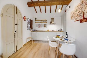 Family Apartment, Multiple Bedrooms (Cozy Apt inTypical Hayloft with) | Private kitchen | Fridge, stovetop, dishwasher, coffee/tea maker