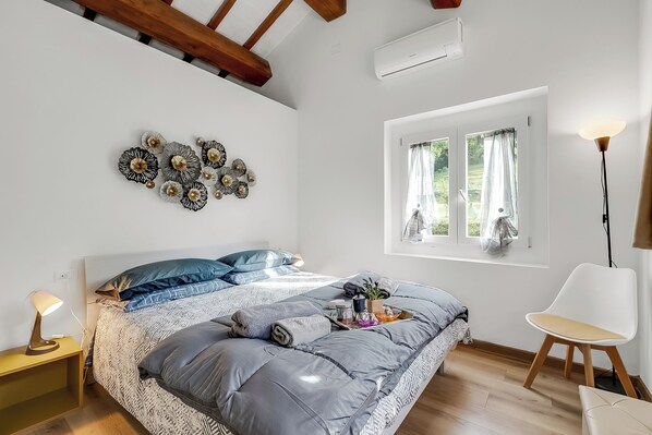 Familienapartment, 1 Schlafzimmer (Cozy Apt inTypical Hayloft with) | 1 Schlafzimmer, kostenloses WLAN, BettwÀsche