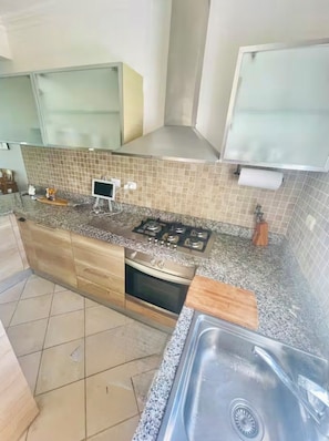 Microwave, oven, stovetop