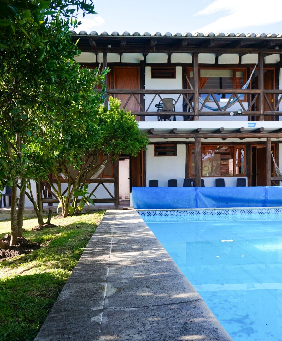 屋外プール、プール パラソル