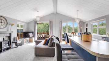 Smart TV, DVD player, books