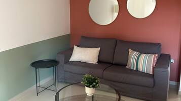 Appartement, 1 chambre, vue ville | Coin séjour