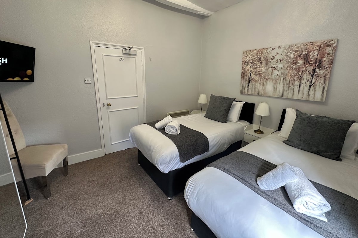 Standard Twin Room, City View | Iron/ironing board, free WiFi