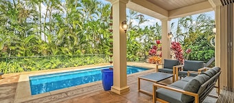 Tiki Villa in Poipu 5 Bd/4Bth, Pool & AC Sleeps16
