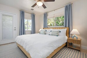 3 soverom, strykejern/-brett og reiseseng for barn