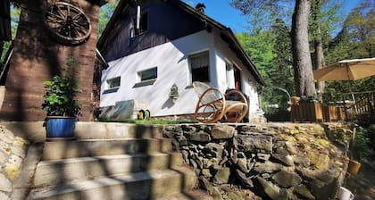 Sunny Wooden House on Creek, 30 Minutes Prague