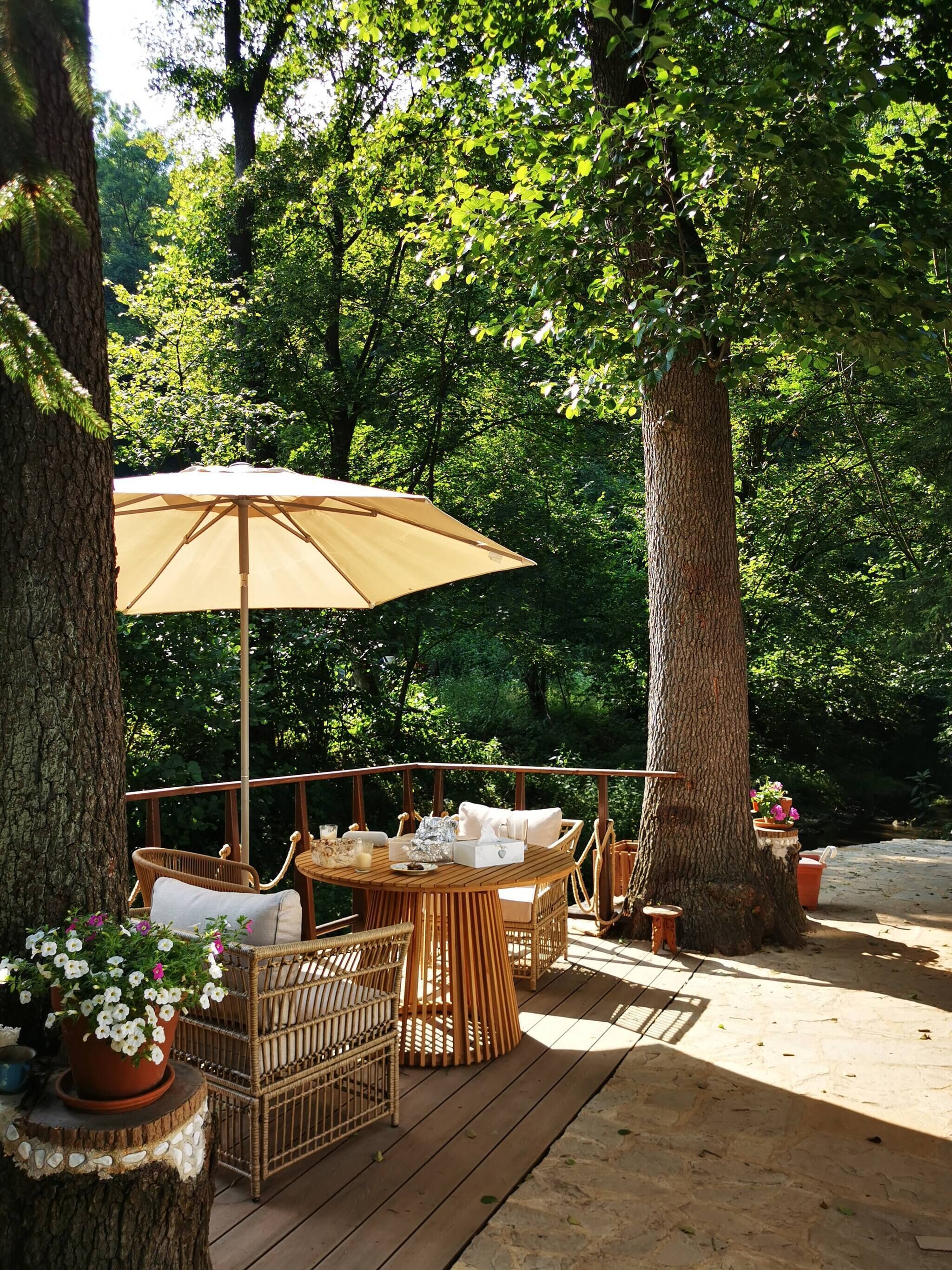 Chalet, 1 Bedroom, Smoking, Terrace | Terrace/patio